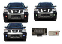 Nissan Armada V.3 Fusion Color Change LED Halo Fog Light Kit 2004-2007