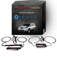 Nissan Armada V.3 Fusion Color Change LED Halo Headlight Kit 2004-2014