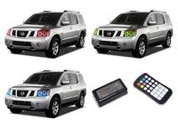 Nissan Armada V.3 Fusion Color Change LED Halo Headlight Kit 2004-2014