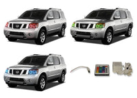 Nissan Armada V.3 Fusion Color Change LED Halo Headlight Kit 2004-2014