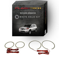 Nissan Armada White LED Halo Headlight Kit 2004-2014