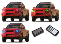 Nissan Frontier V.3 Fusion Color Change LED Halo Headlight Kit 2001-2004