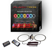 Nissan Frontier V.3 Fusion Color Change LED Halo Headlight Kit 2001-2004