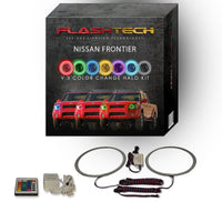 Nissan Frontier V.3 Fusion Color Change LED Halo Headlight Kit 2001-2004