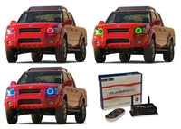Nissan Frontier V.3 Fusion Color Change LED Halo Headlight Kit 2001-2004
