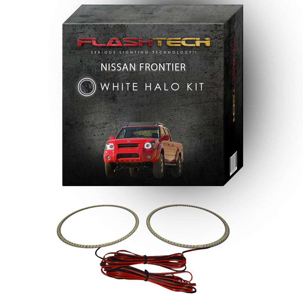 Nissan Frontier White LED Halo Headlight Kit 2001-2004