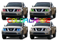 Nissan Frontier ColorChase LED Halo Headlight Kit 2005-2008