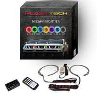 Nissan Frontier V.3 Fusion Color Change LED Halo Headlight Kit 2005-2008