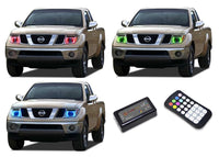 Nissan Frontier V.3 Fusion Color Change LED Halo Headlight Kit 2005-2008