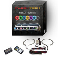 Nissan Frontier V.3 Fusion Color Change LED Halo Headlight Kit 2005-2008