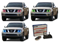 Nissan Frontier V.3 Fusion Color Change LED Halo Headlight Kit 2005-2008