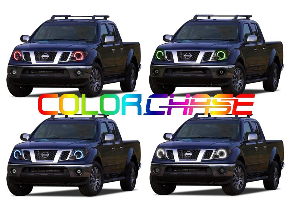 Nissan Frontier ColorChase LED Halo Headlight Kit 2009-2019