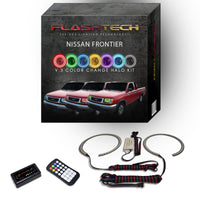 Nissan Frontier V.3 Fusion Color Change LED Halo Headlight Kit 1998-2000