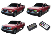 Nissan Frontier V.3 Fusion Color Change LED Halo Headlight Kit 1998-2000