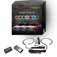 Nissan Frontier V.3 Fusion Color Change LED Halo Headlight Kit 1998-2000