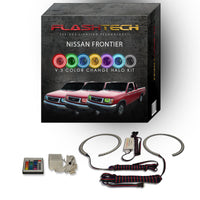 Nissan Frontier V.3 Fusion Color Change LED Halo Headlight Kit 1998-2000