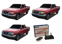 Nissan Frontier V.3 Fusion Color Change LED Halo Headlight Kit 1998-2000