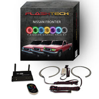 Nissan Frontier V.3 Fusion Color Change LED Halo Headlight Kit 1998-2000