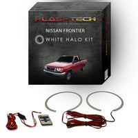 Nissan Frontier White LED Halo Headlight Kit 1998-2000