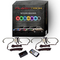 Nissan Maxima V.3 Fusion Color Change LED Halo Headlight Kit 2000-2001