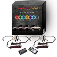 Nissan Maxima V.3 Fusion Color Change LED Halo Headlight Kit 2000-2001