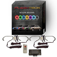 Nissan Maxima V.3 Fusion Color Change LED Halo Headlight Kit 2000-2001