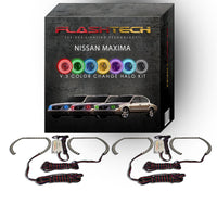 Nissan Maxima V.3 Fusion Color Change LED Halo Headlight Kit 2000-2001