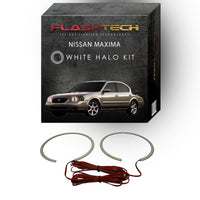 Nissan Maxima White LED Halo Headlight Kit 2000-2001
