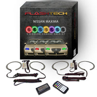 Nissan Maxima V.3 Fusion Color Change LED Halo Headlight Kit 2002-2003