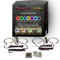 Nissan Maxima V.3 Fusion Color Change LED Halo Headlight Kit 2002-2003