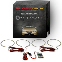 Nissan Maxima White LED Halo Headlight Kit 2002-2003