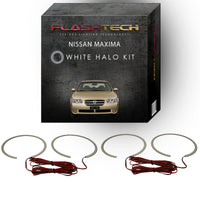 Nissan Maxima White LED Halo Headlight Kit 2002-2003
