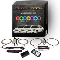 Nissan Maxima V.3 Fusion Color Change LED Halo Headlight Kit 2007-2008