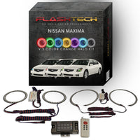 Nissan Maxima V.3 Fusion Color Change LED Halo Headlight Kit 2007-2008