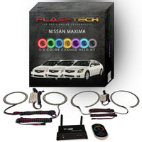 Nissan Maxima V.3 Fusion Color Change LED Halo Headlight Kit 2007-2008