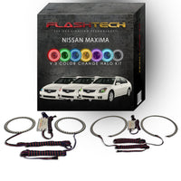 Nissan Maxima V.3 Fusion Color Change LED Halo Headlight Kit 2007-2008