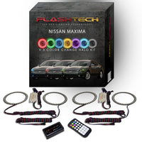Nissan Maxima V.3 Fusion Color Change LED Halo Headlight Kit 2009-2014