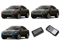 Nissan Maxima V.3 Fusion Color Change LED Halo Headlight Kit 2009-2014