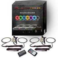 Nissan Maxima V.3 Fusion Color Change LED Halo Headlight Kit 2009-2014