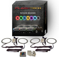 Nissan Maxima V.3 Fusion Color Change LED Halo Headlight Kit 2009-2014