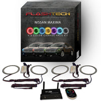 Nissan Maxima V.3 Fusion Color Change LED Halo Headlight Kit 2009-2014