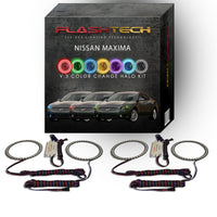 Nissan Maxima V.3 Fusion Color Change LED Halo Headlight Kit 2009-2014