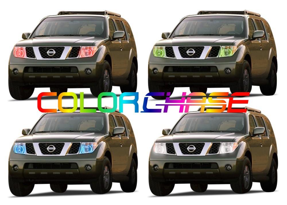 Nissan Pathfinder ColorChase LED Halo Headlight Kit 2005-2012