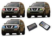 Nissan Pathfinder V.3 Fusion Color Change LED Halo Headlight Kit 2005-2012