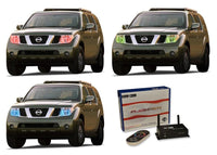 Nissan Pathfinder V.3 Fusion Color Change LED Halo Headlight Kit 2005-2012