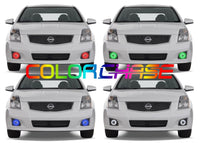 Nissan Sentra ColorChase LED Halo Fog Light Kit 2007-2011