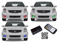 Nissan Sentra V.3 Fusion Color Change LED Halo Fog Light Kit 2007-2011