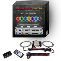 Nissan Sentra V.3 Fusion Color Change LED Halo Fog Light Kit 2007-2011
