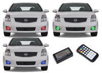 Nissan Sentra V.3 Fusion Color Change LED Halo Fog Light Kit 2007-2011