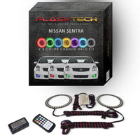 Nissan Sentra V.3 Fusion Color Change LED Halo Fog Light Kit 2007-2011